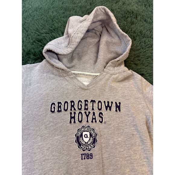 Women's Georgetown University Gray Pullover Sweatshirt Hoodie Small - Picture 2 of 6